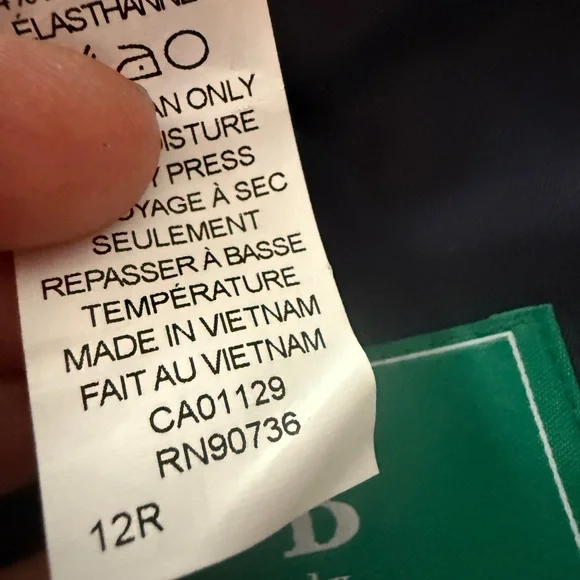 Brooks Brothers B - Navy Blue and Green Tartan Plaid Blazer - - Picture 7 of 10